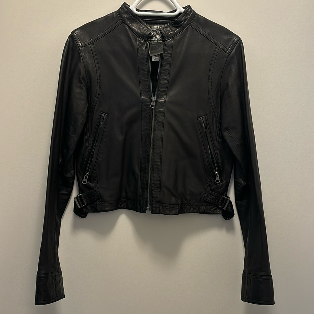 True Religion Leather Jacket